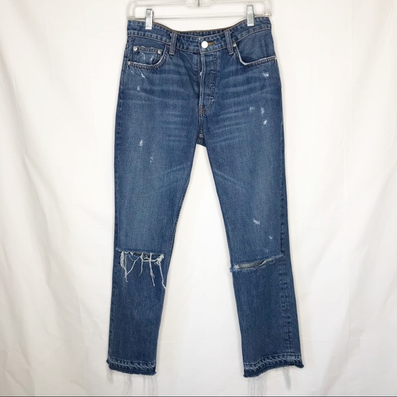🥂SOLD REFORMATION Winona Mid Rise Jeans CELTIC - Picture 4 of 8